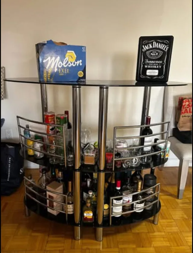 Modern Home Bar with Storage thumbnail