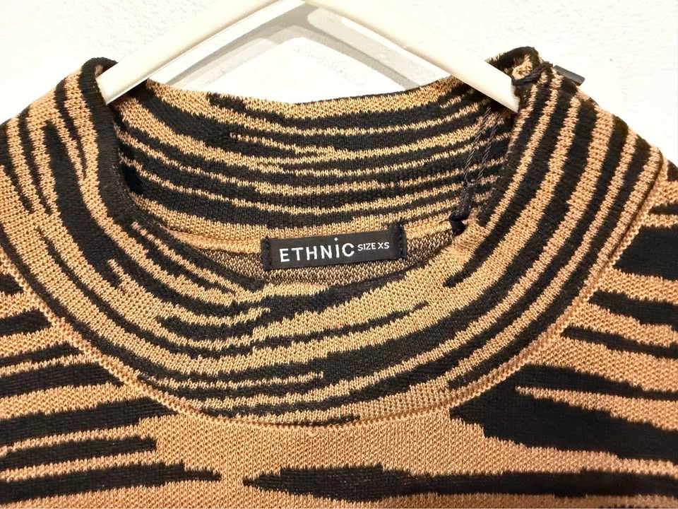 Tiger Print Bodycon Maxi Dress – (Size S/M) - photo 4