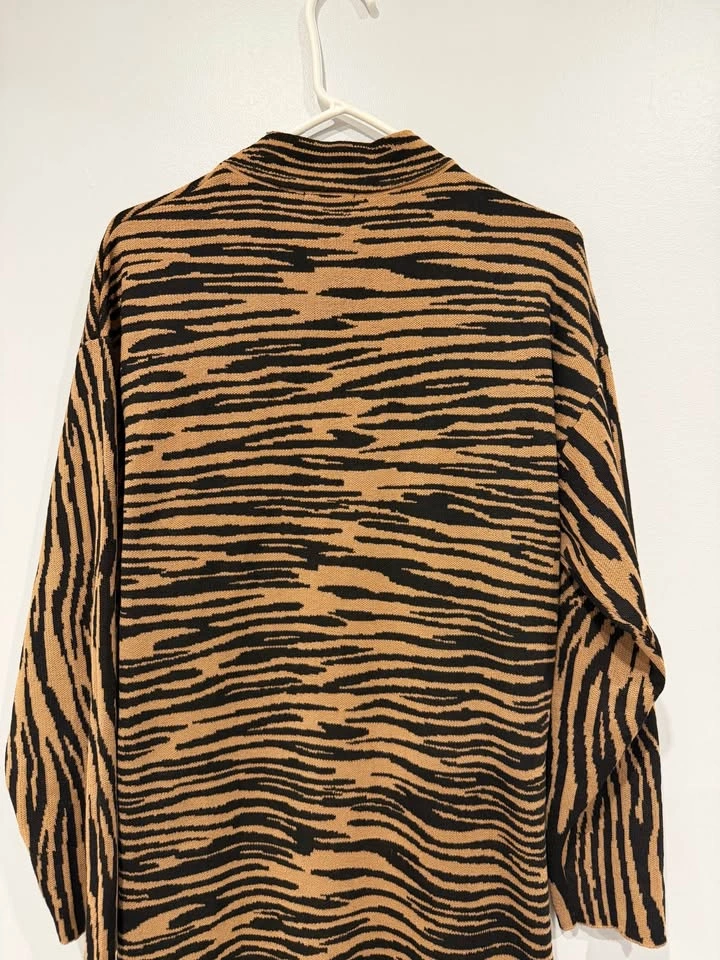 Tiger Print Bodycon Maxi Dress – (Size S/M) - photo 5