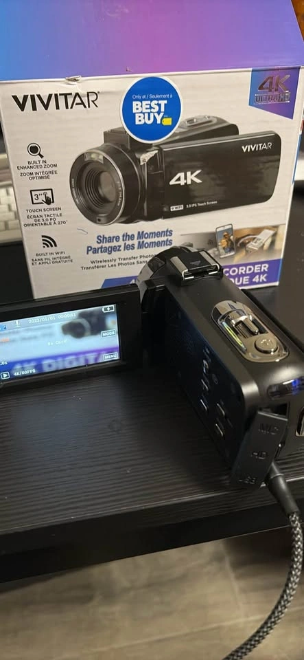Vivitar DVR4K 4K Pro SD Flash Memory Camcorder - photo 4