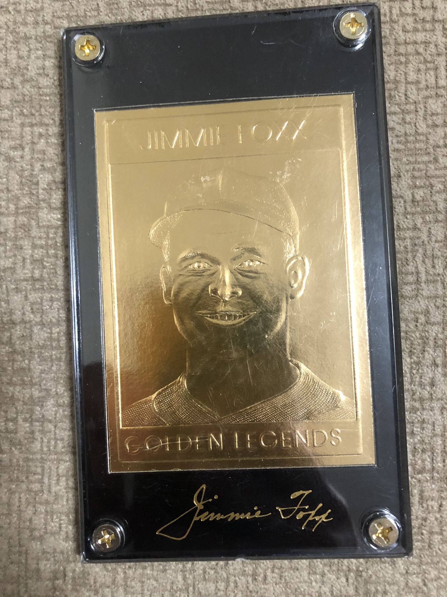 Jimmie Foxx Golden Card