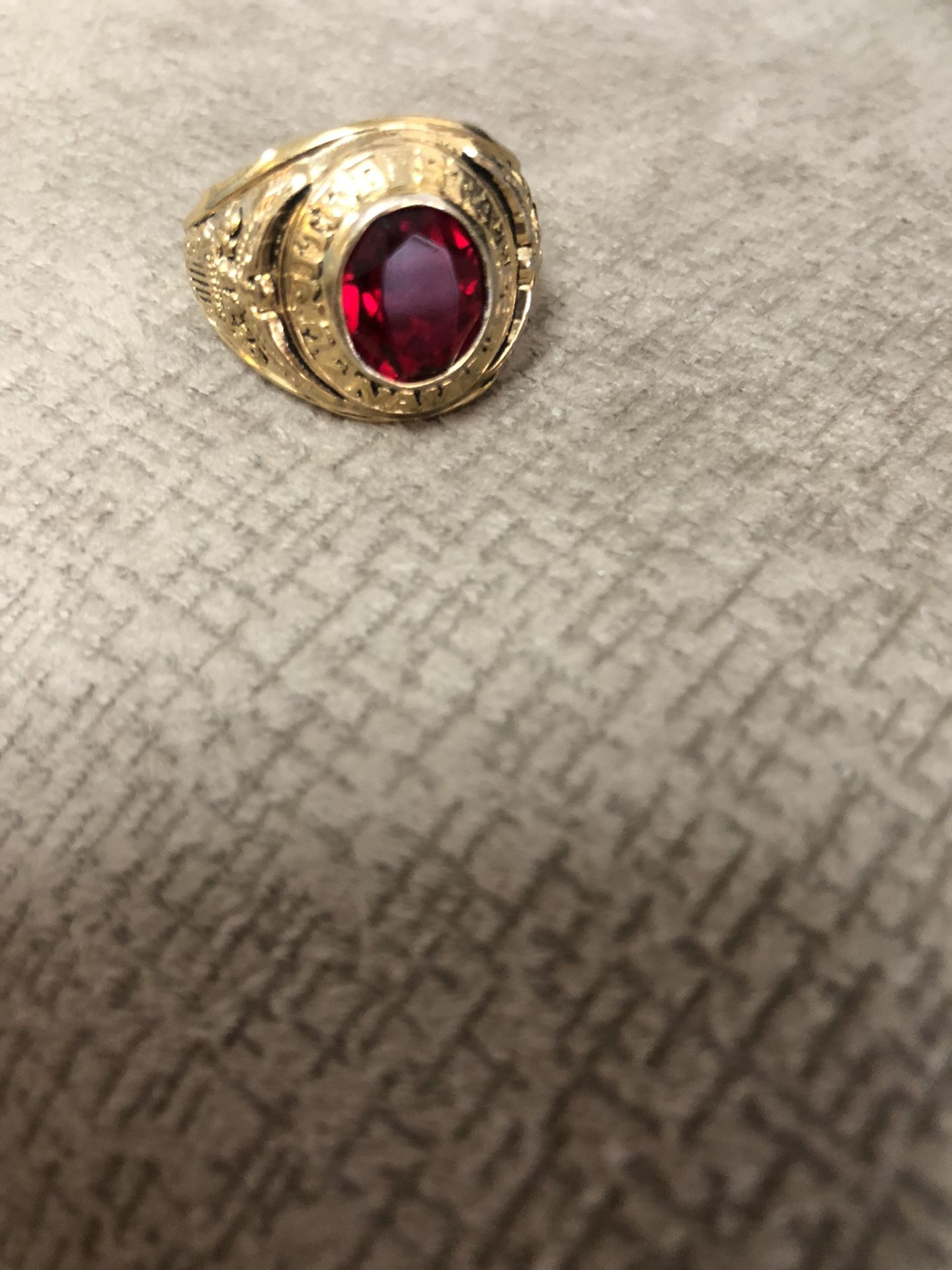 Gold Plated Man Ring Big Size