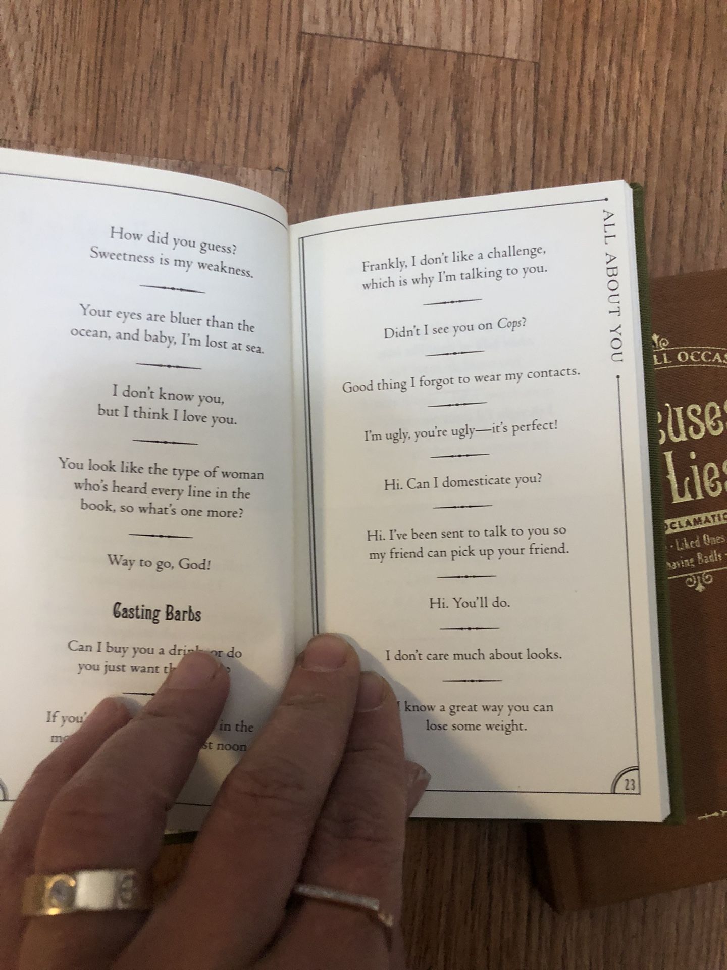 Pickups And Come-ons + Excuses And Lies Books - photo 3