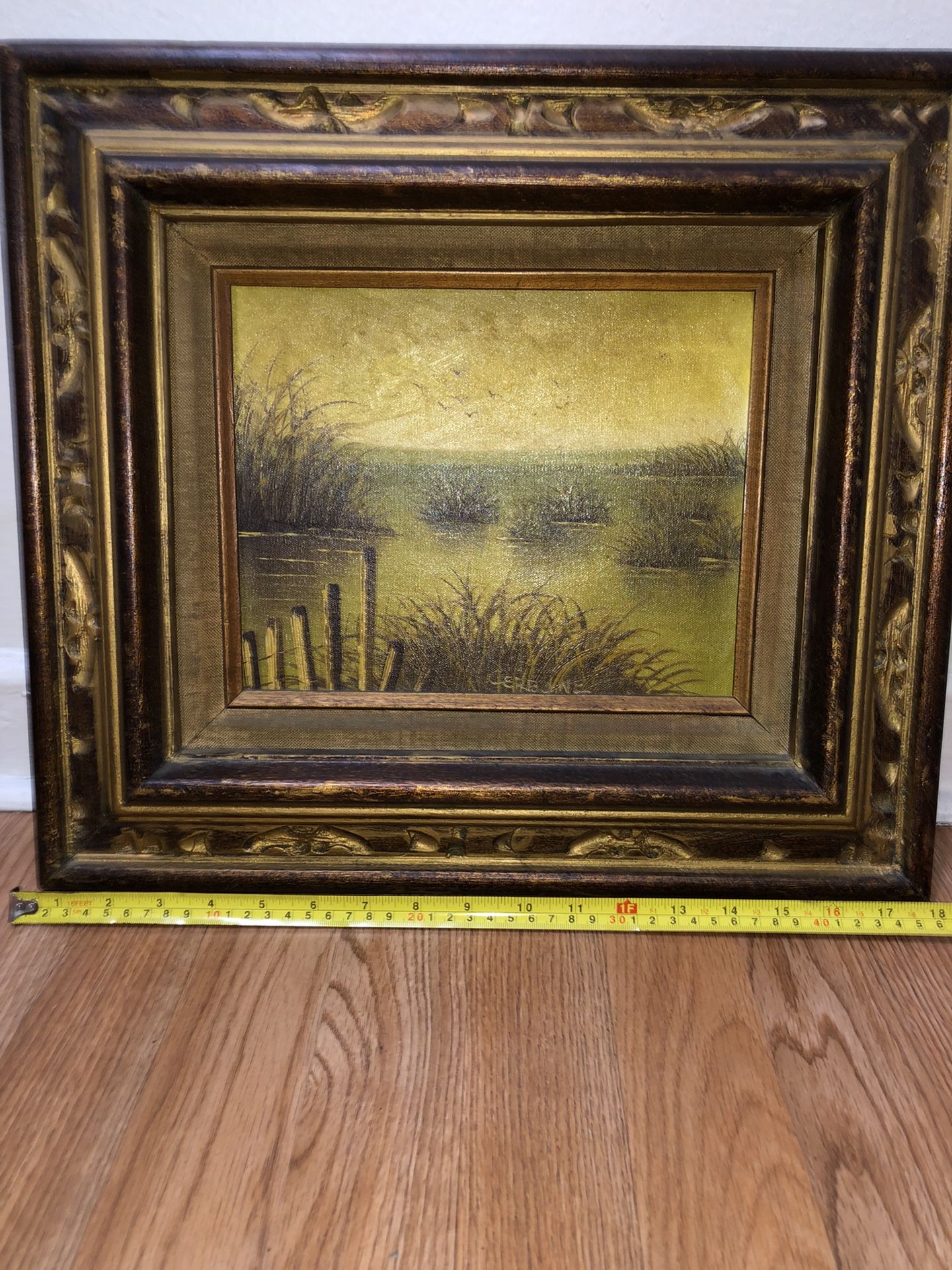 Painting In Beautiful Authentic Frame Sign By Cerbone