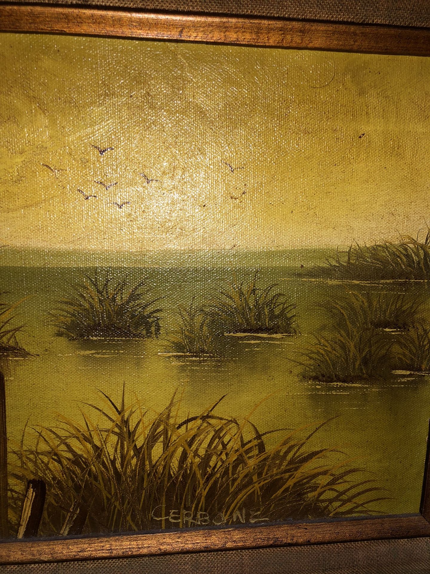 Painting In Beautiful Authentic Frame Sign By Cerbone - photo 2