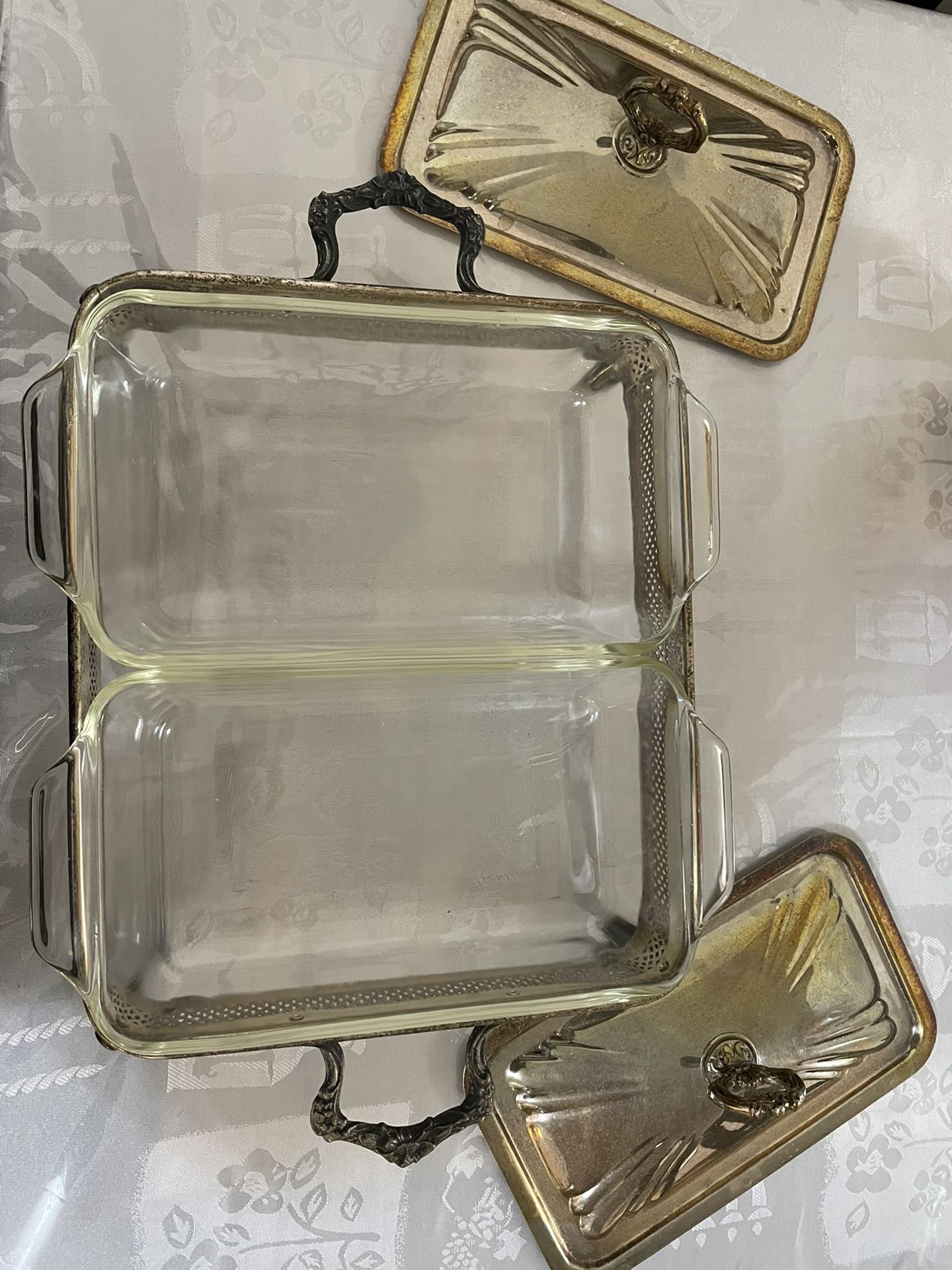 Hot/Salad Dish Made Of Metal Glass - photo 2