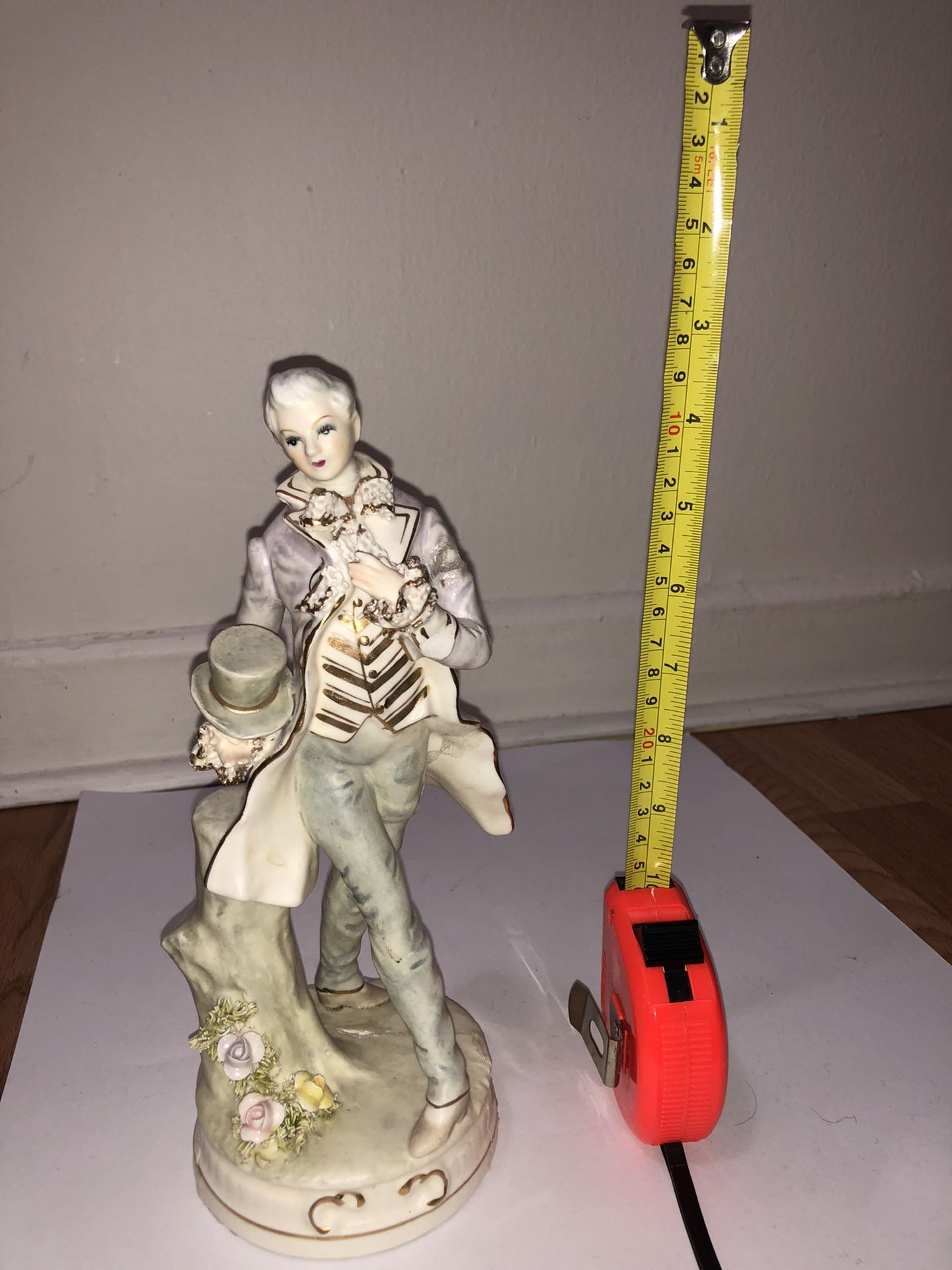 Antique Japanese Young Man Figure
