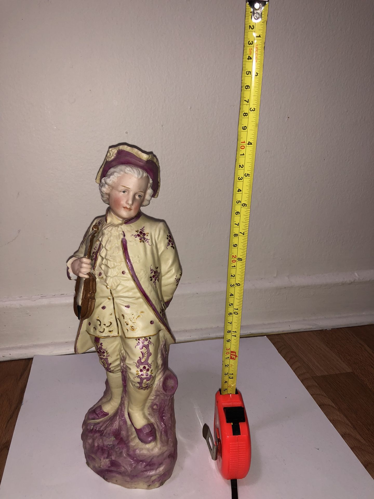 Young Man Porcelain Figure