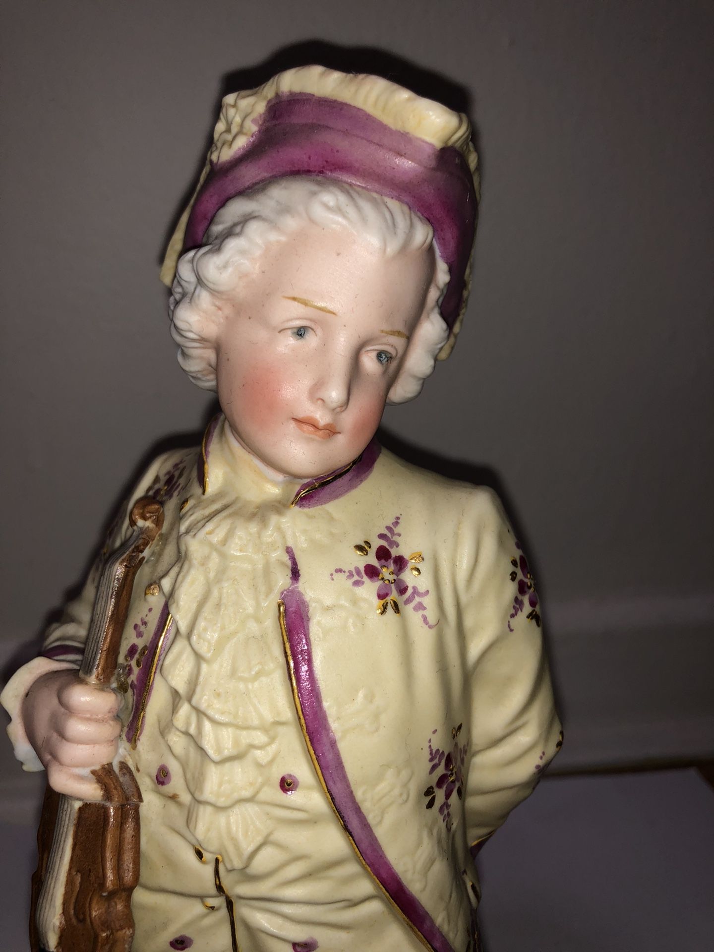 Young Man Porcelain Figure - photo 2