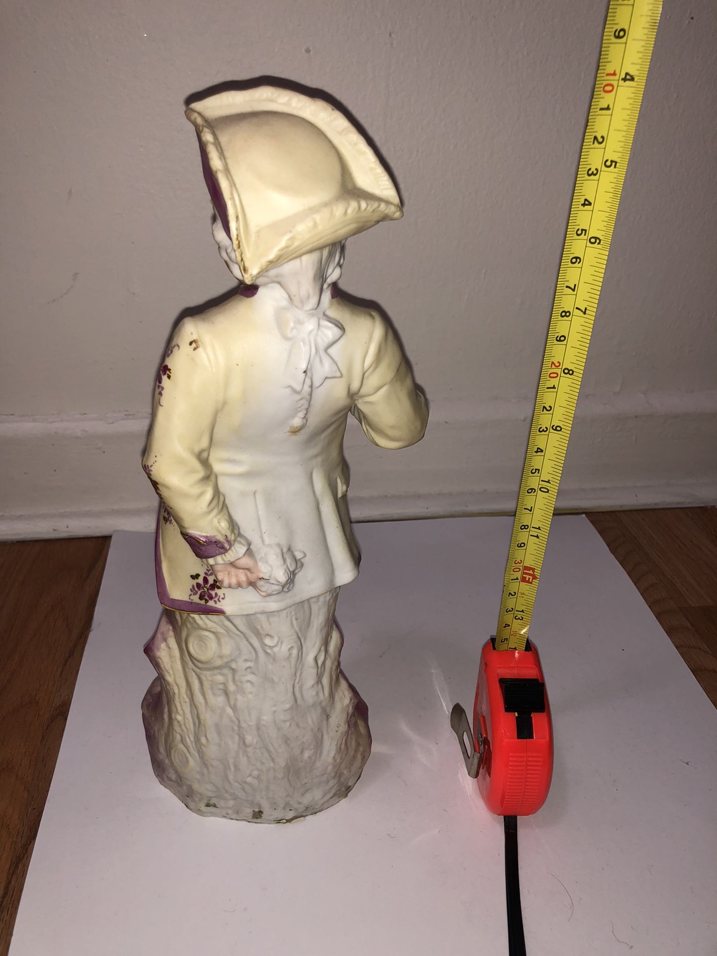 Young Man Porcelain Figure - photo 4