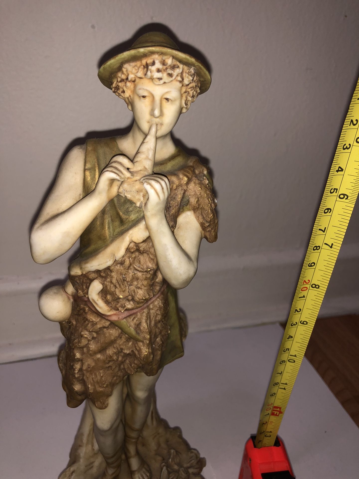 Porcelain German Figure Of Shepherd - photo 3