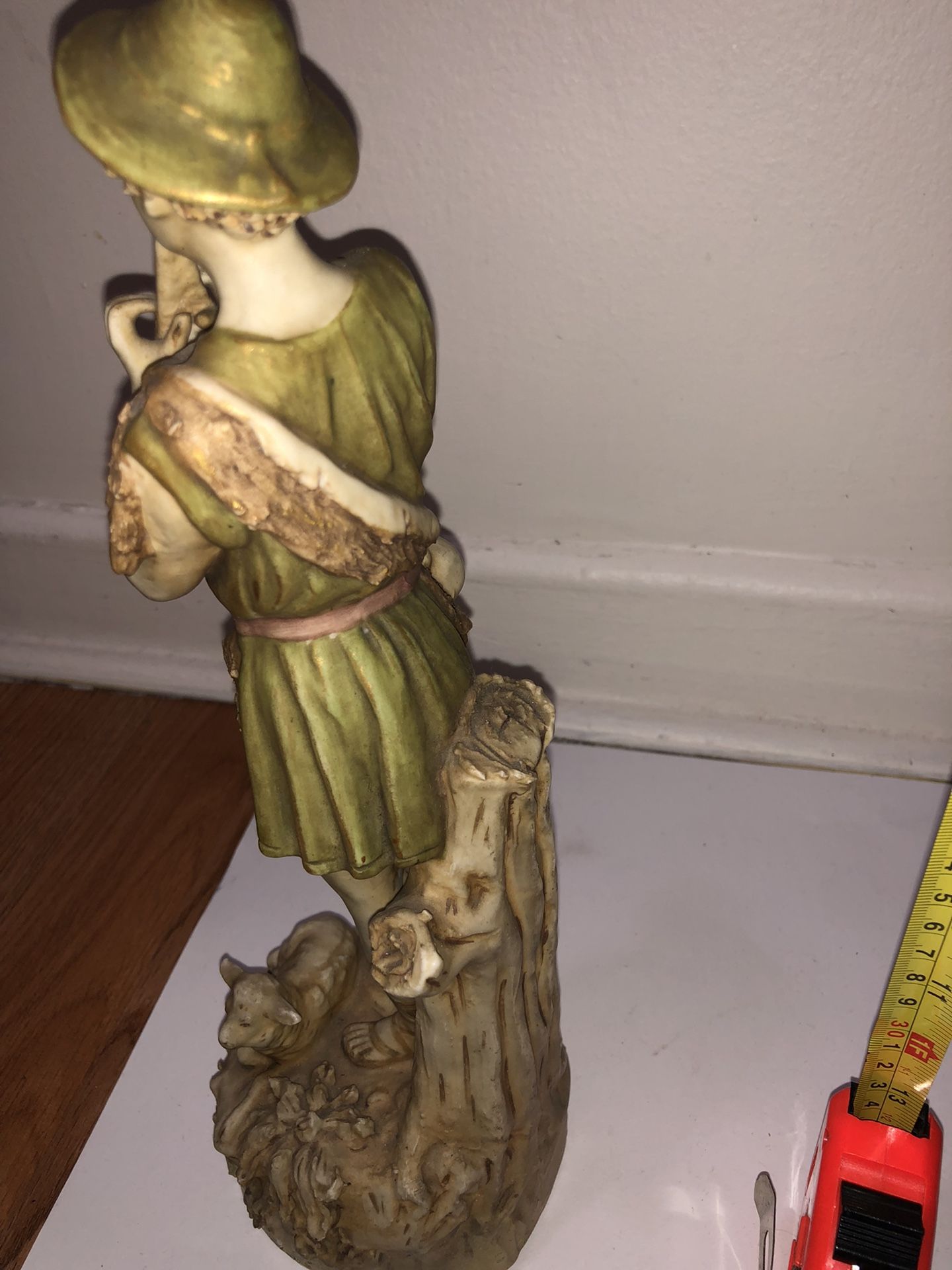 Porcelain German Figure Of Shepherd - photo 5