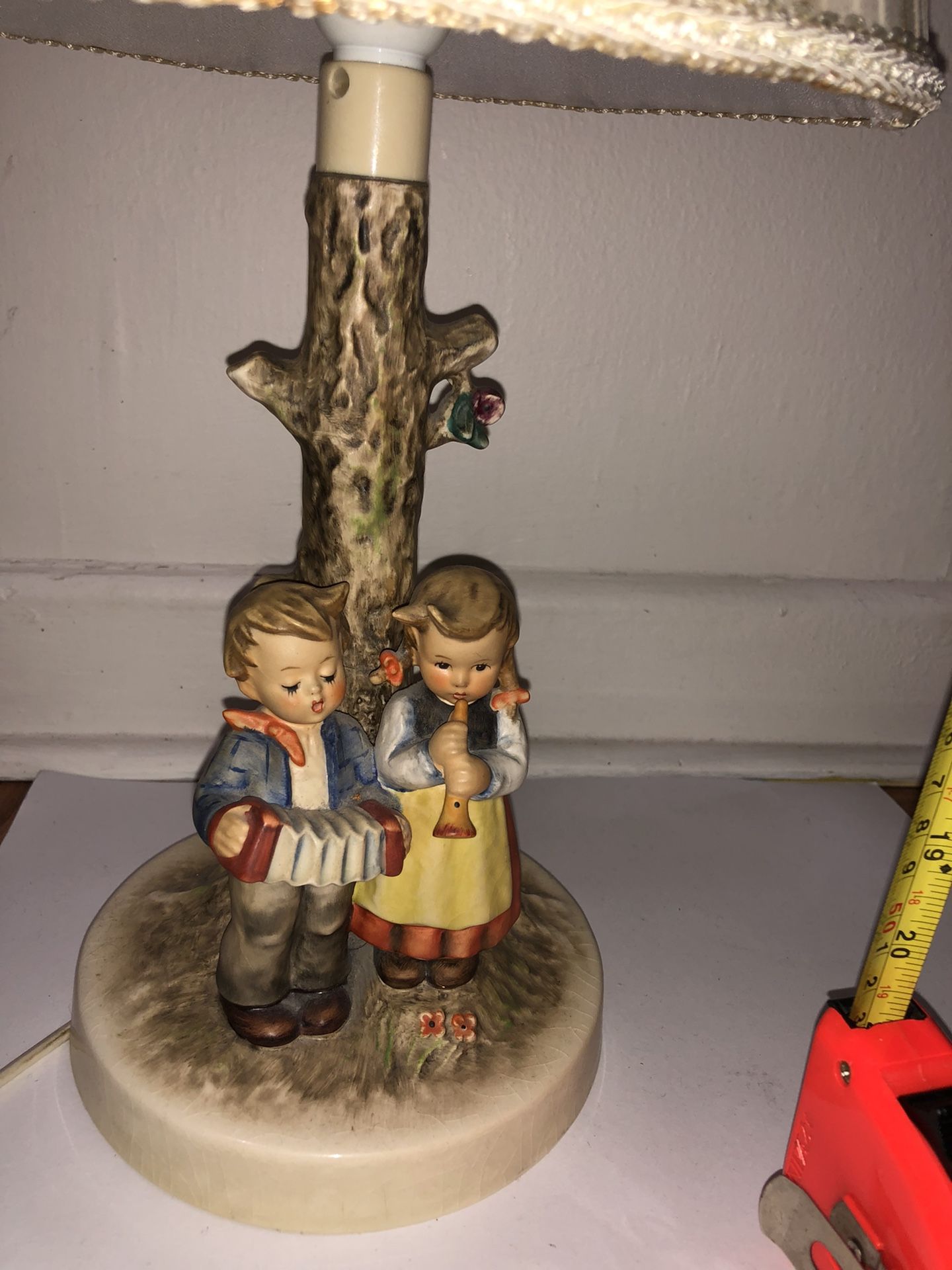 Lamp With Figures Made In Germany - photo 3