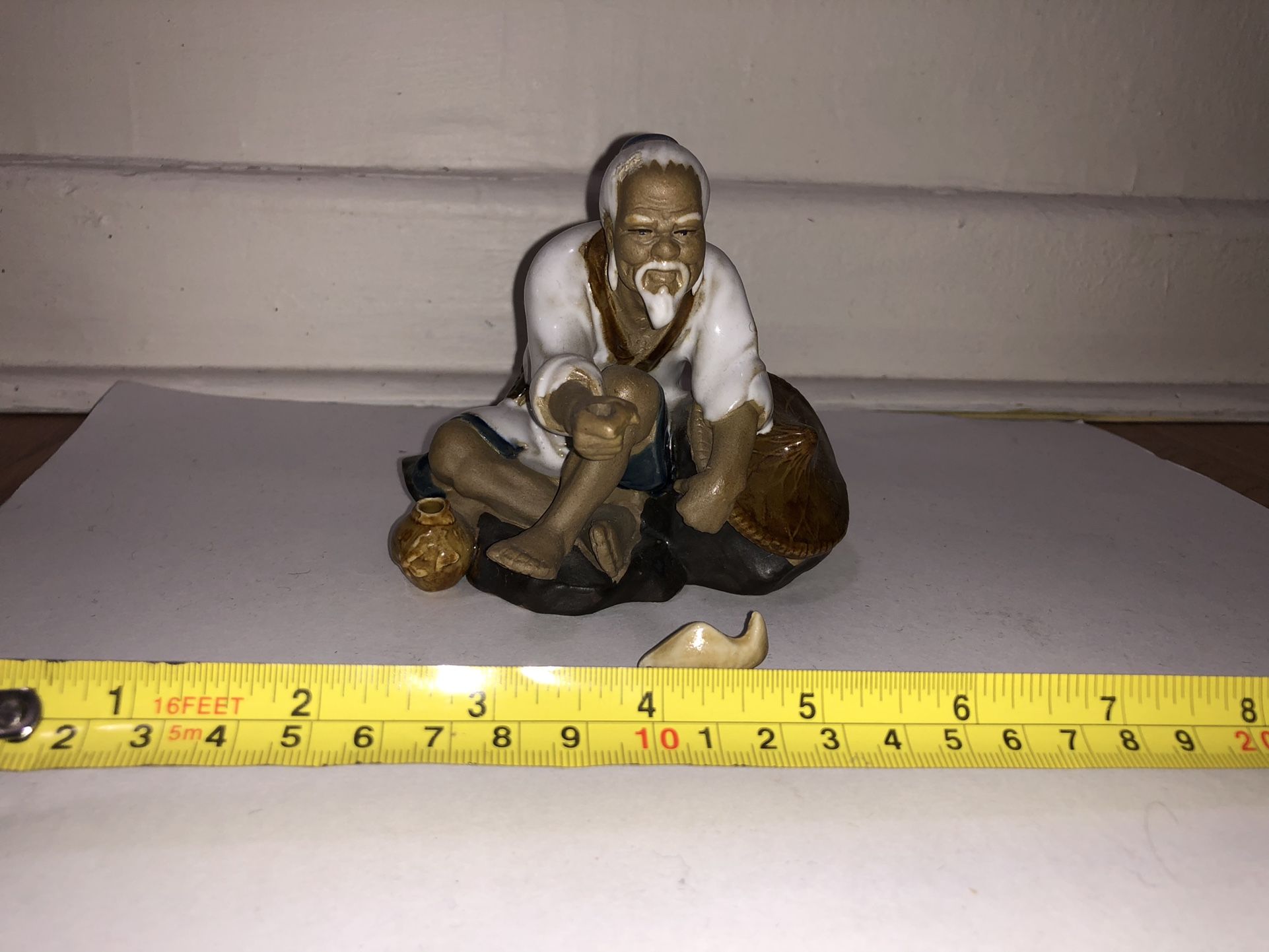 Asian Ceramic Fisherman