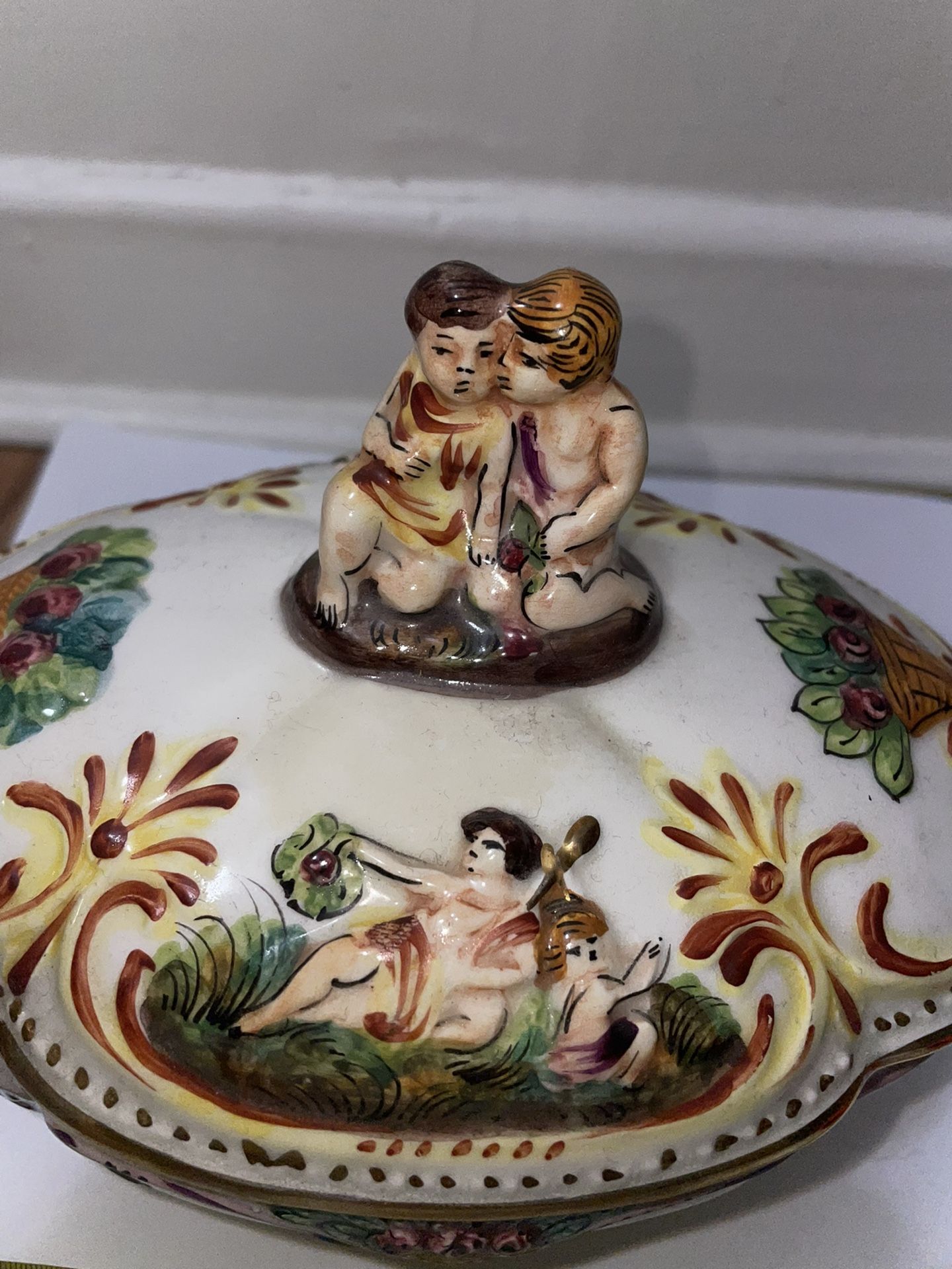 Rare Old Italian Porcelain Capodimonte - photo 4