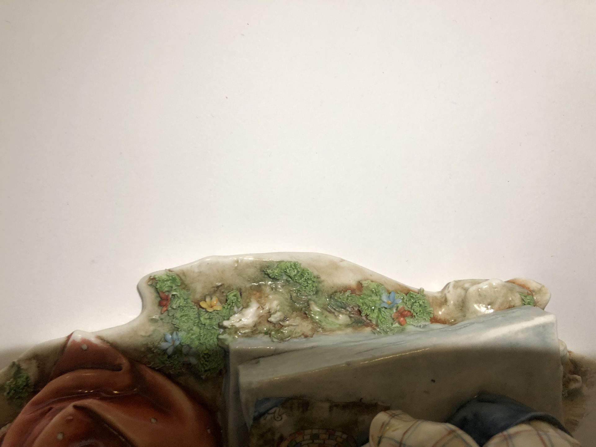Boy And Girl Playing Porcelain Statue - photo 5