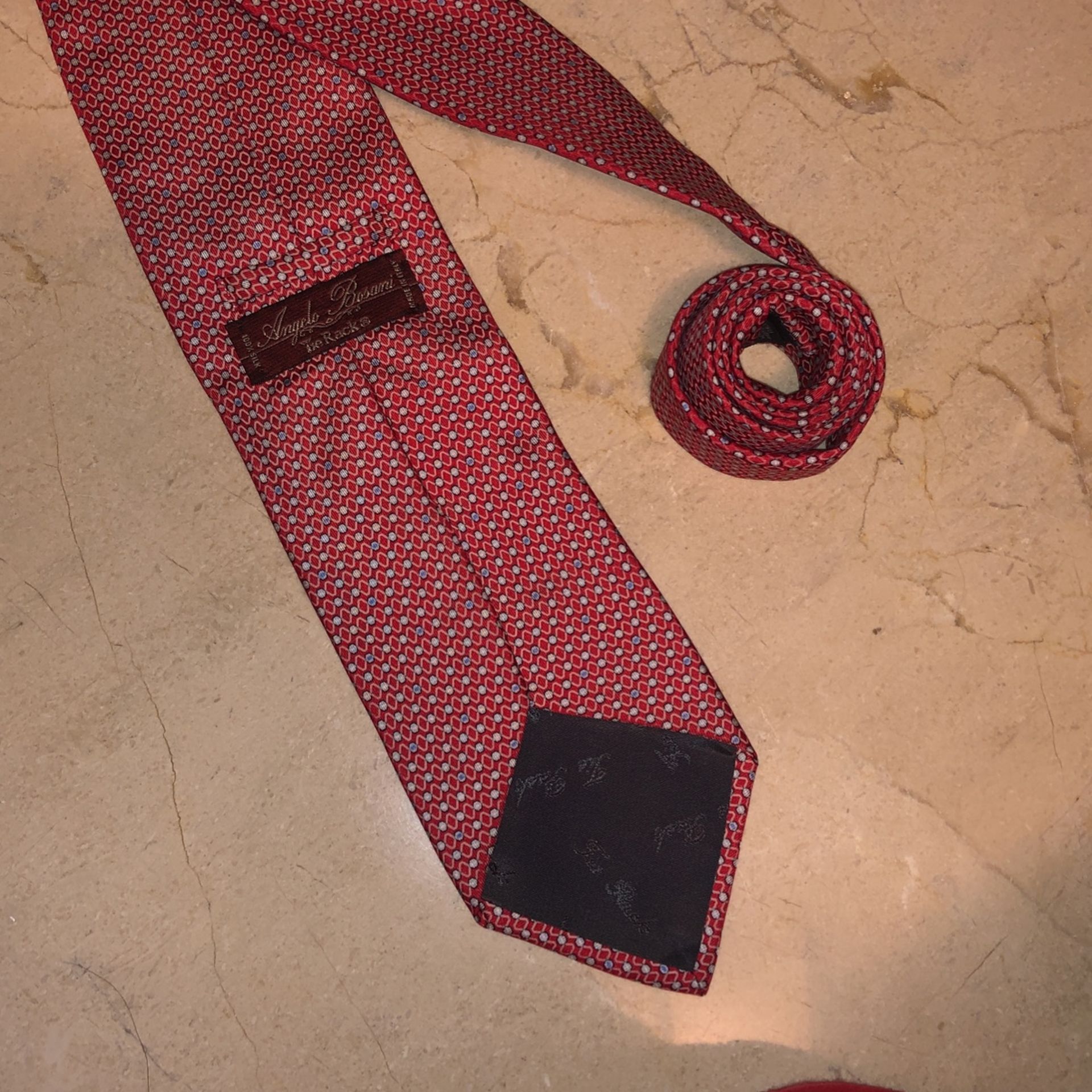 Red Tie 100% Silk