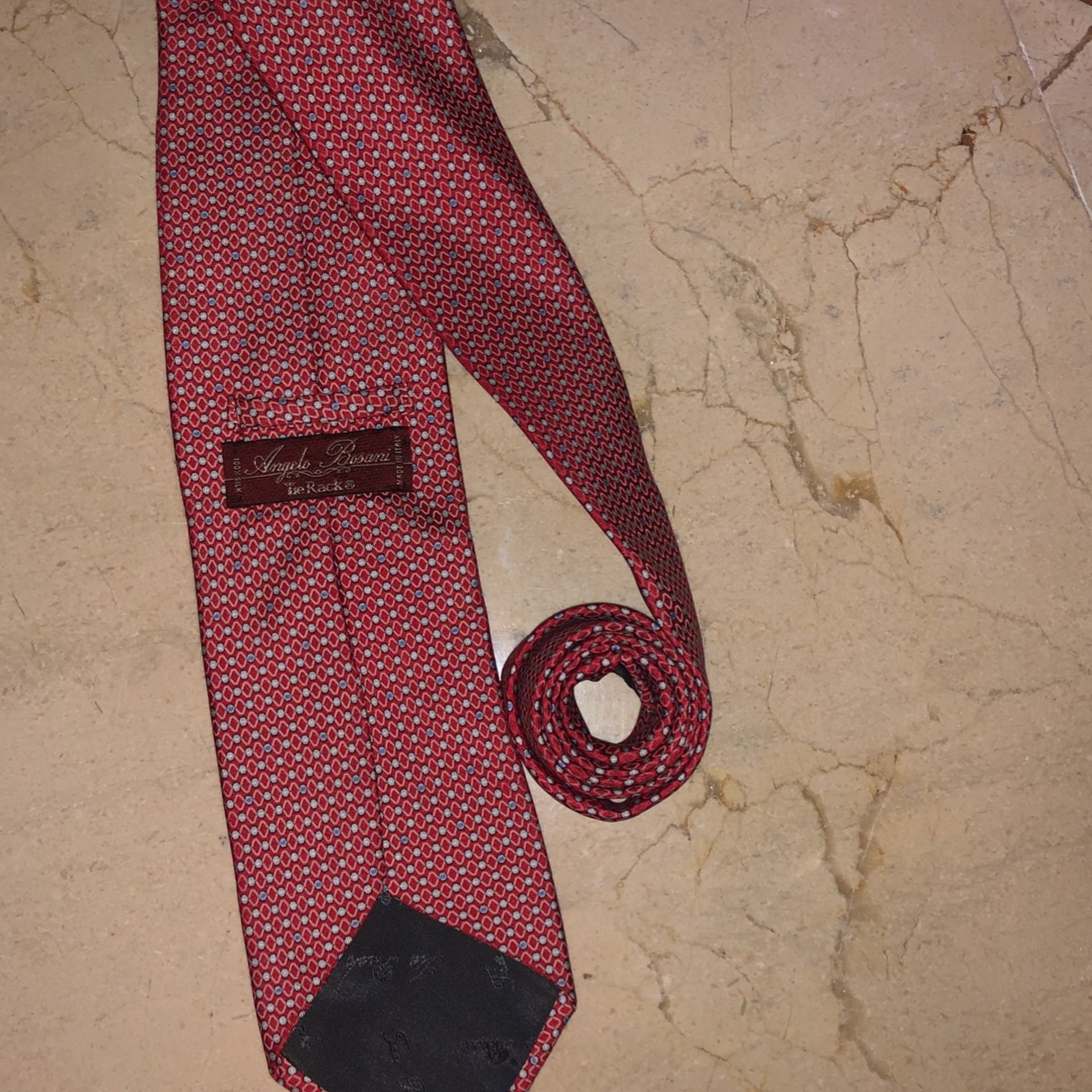 Red Tie 100% Silk - photo 3
