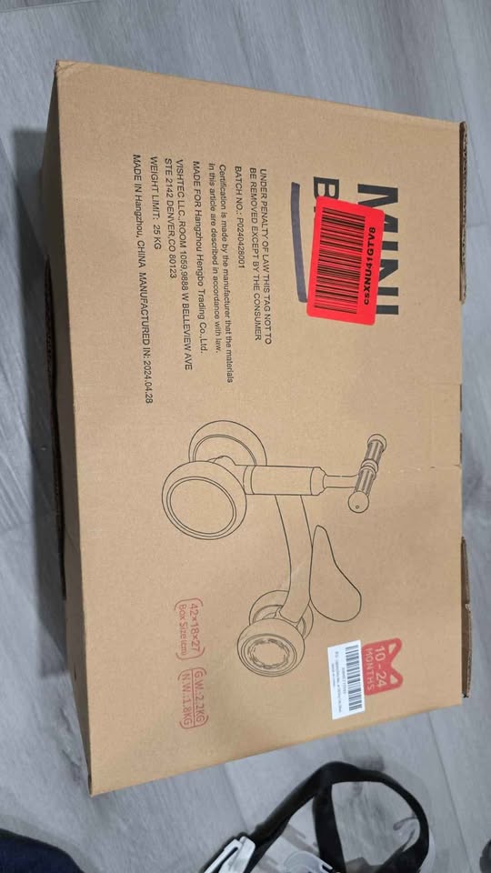 Balance bike, kids 10-24 months - photo 2