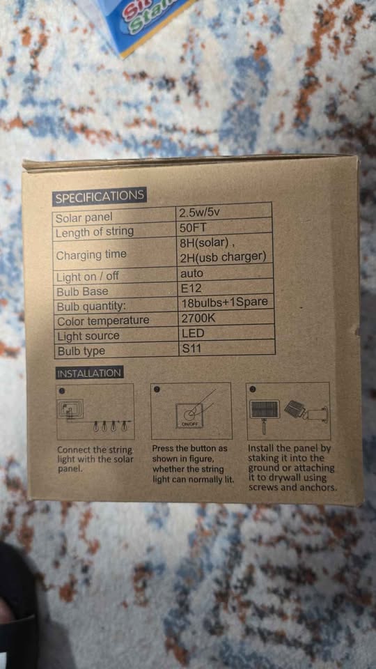 Solar string light 50ft - photo 4