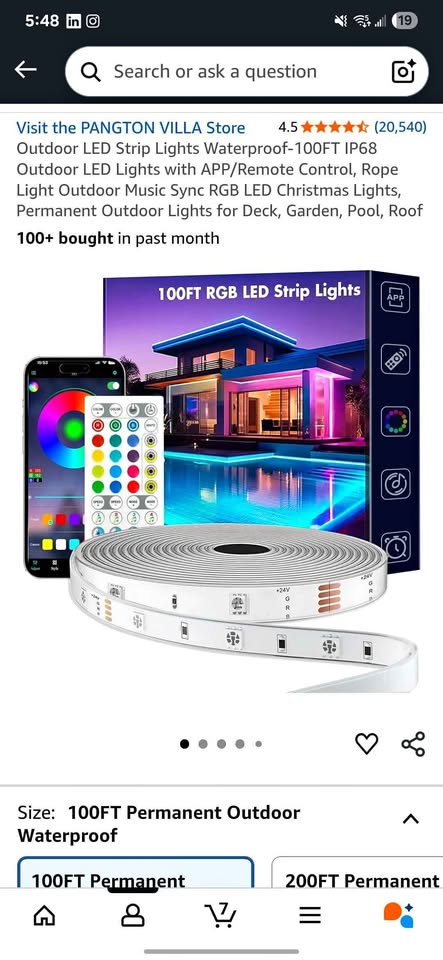 Outdoor LED Strip light