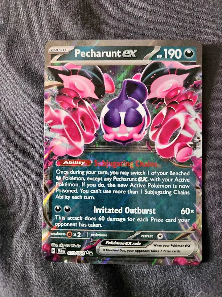 Pecharunt EX - Pokémon 039/064 Double Black Star thumbnail