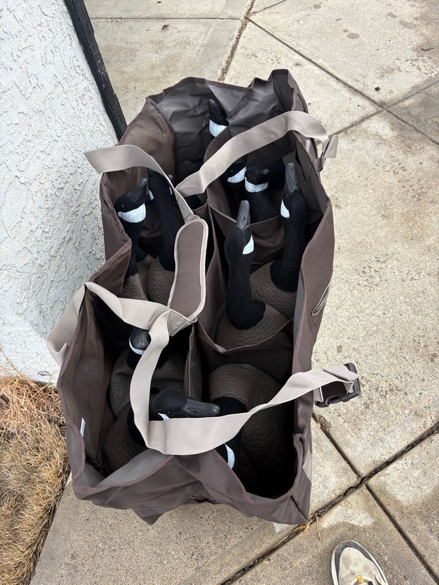 15 Goose Decoys and Slotted Bag (New) - photo 4