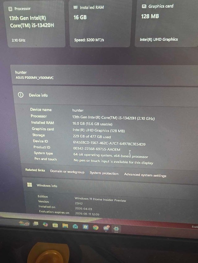 Asus Desktop - 13th Gen i5, 16GB RAM, 512GB SSD - photo 3