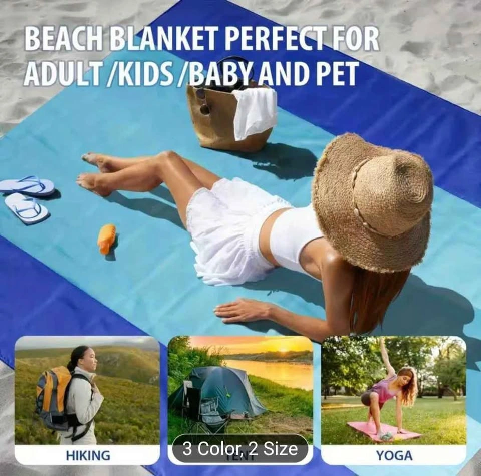 Oversized Sandproof Beach Mat for 4-7 Adults - photo 3