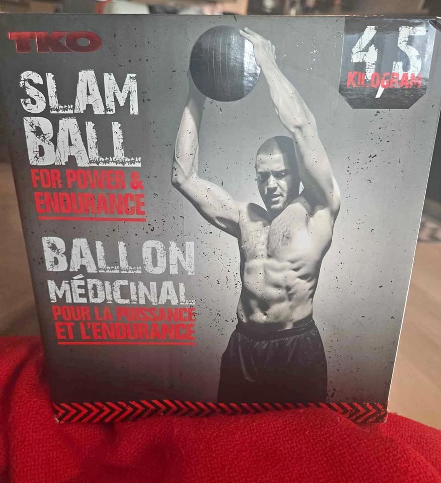 TKO Slam Ball 4.5 KG / 10 lb ultimate workout tool!!