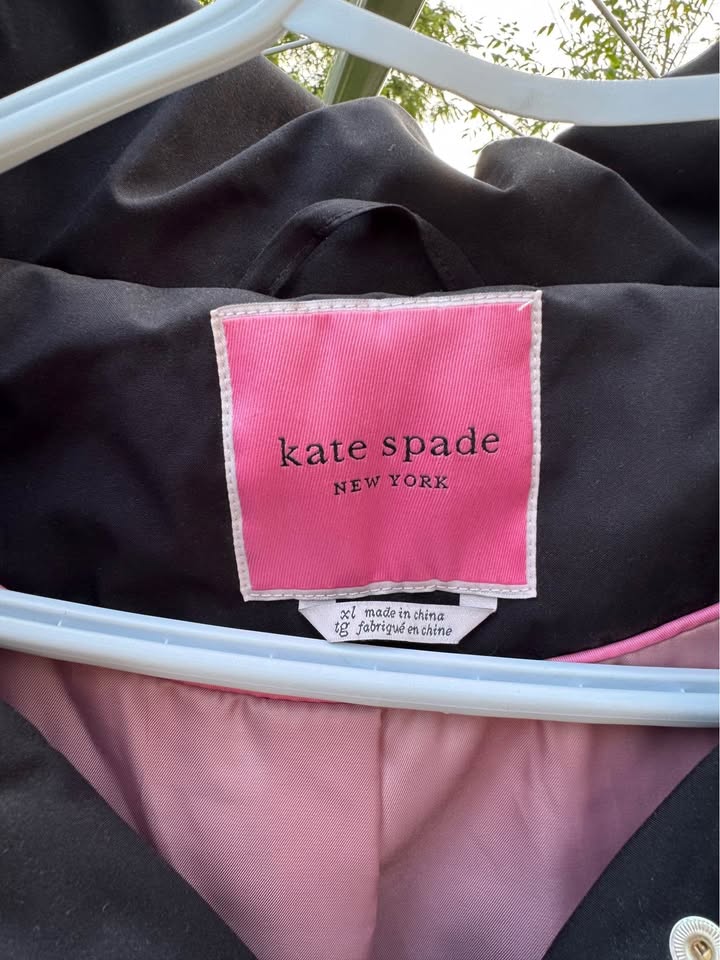 Kate Spade Black Down Parka with Faux Fur Hood -XL - photo 4