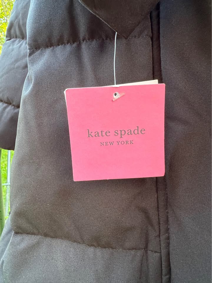 Kate Spade Black Down Parka with Faux Fur Hood -XL - photo 5