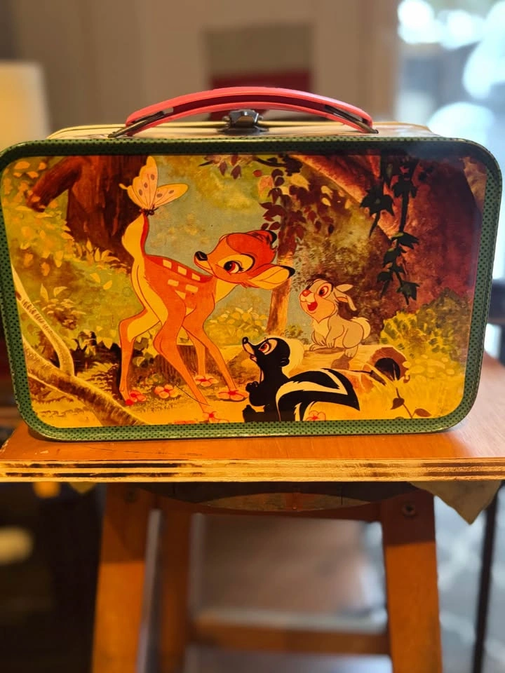 Vintage Disney Bambi Metal Lunchbox - photo 3