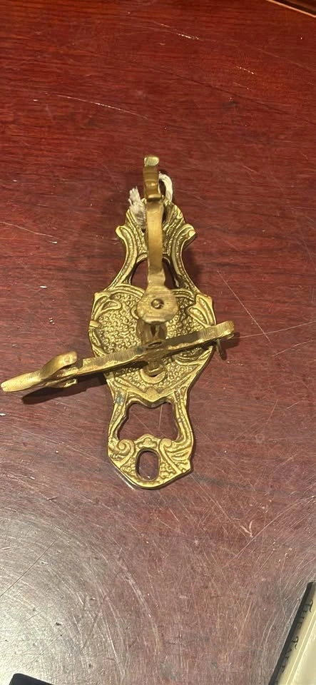 Vintage Brass Monastery Door Porch Bell