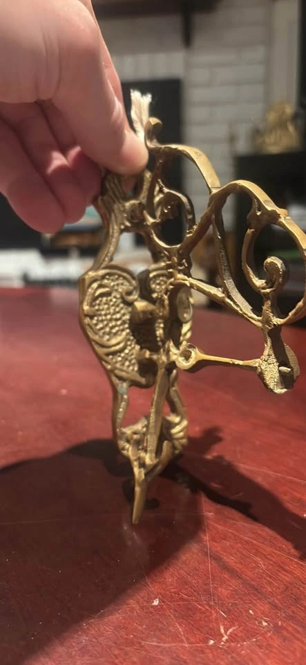 Vintage Brass Monastery Door Porch Bell - photo 3