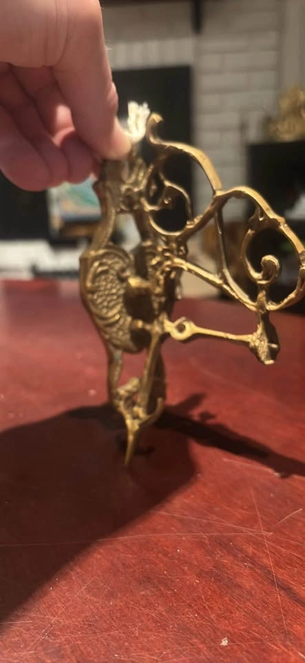 Vintage Brass Monastery Door Porch Bell - photo 4