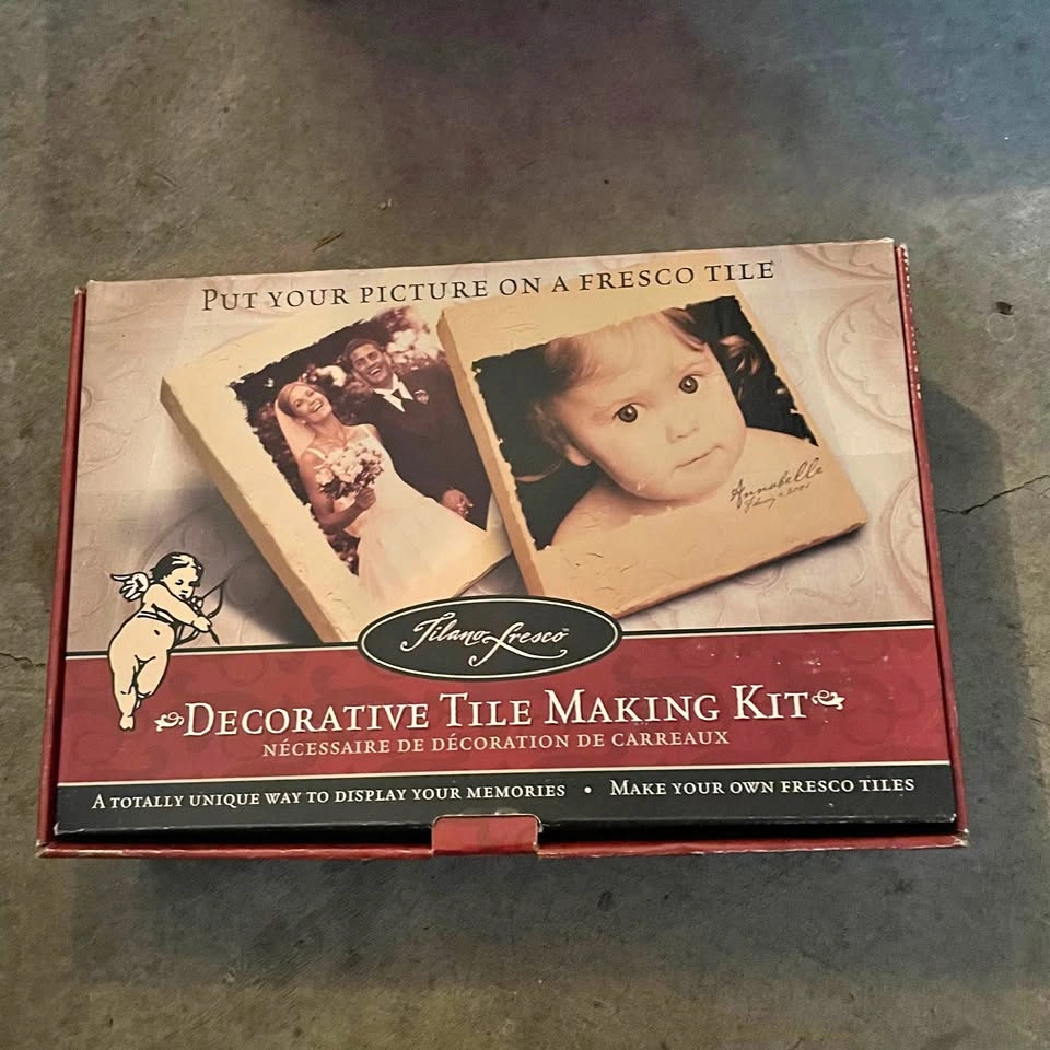 BNIB Decorative Tile Making Kit