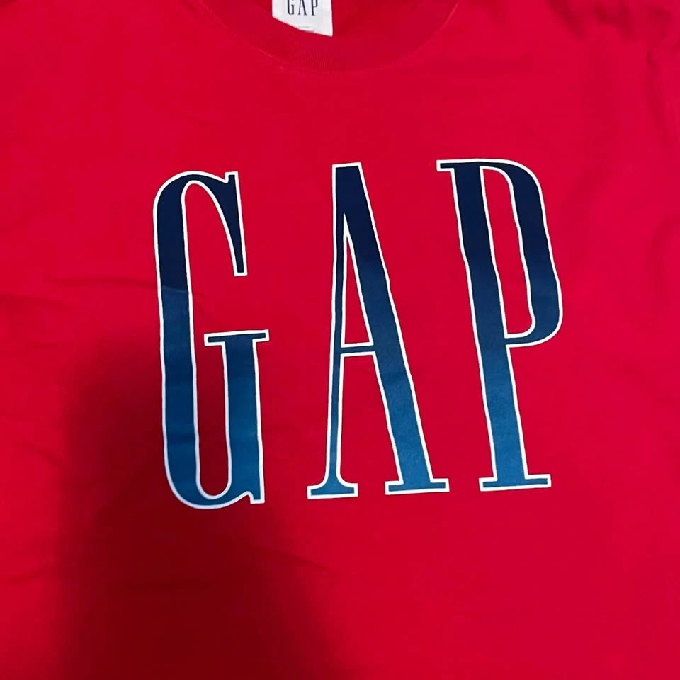Gap Gradient Logo Crewneck Red Size Large - photo 3