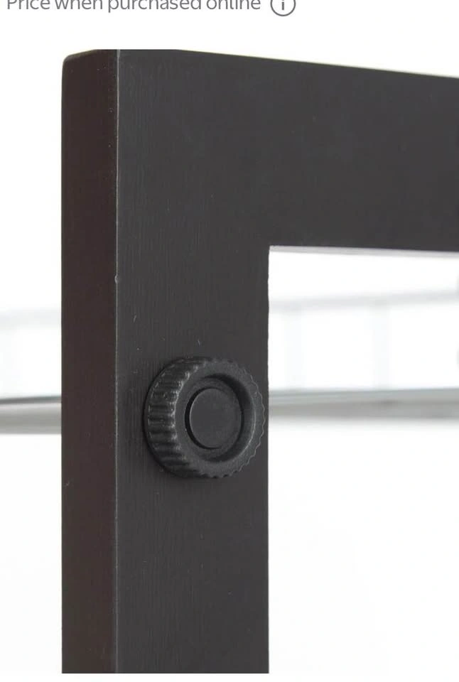 4-Tier Shoe Rack with Wood Frame and Wire Shelf - photo 3