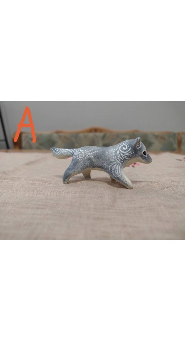 Wolf Figurines - Handcrafted One-of-a-Kind - photo 2