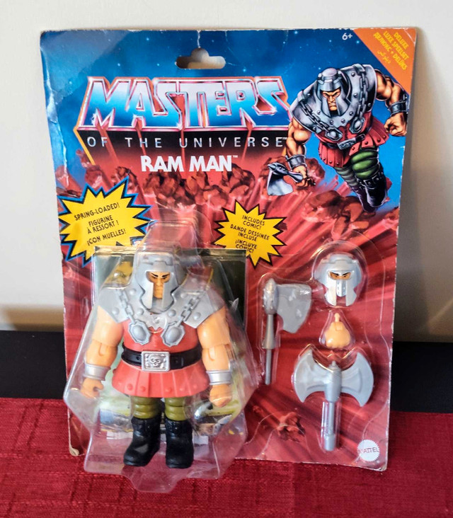 Mattel MOTU Origins Deluxe Ram-Man Figure New Sealed