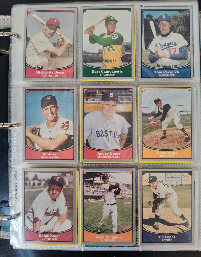 Vintage 80's & 90's Binder ofbaseball cards rookies, stars,error