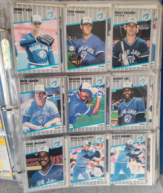 162 Toronto Blue Jays cards, Alomar 8x10,1993 uncut cards - photo 4