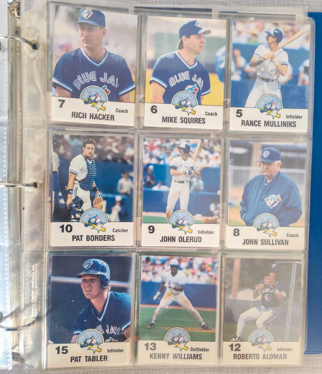 162 Toronto Blue Jays cards, Alomar 8x10,1993 uncut cards - photo 5