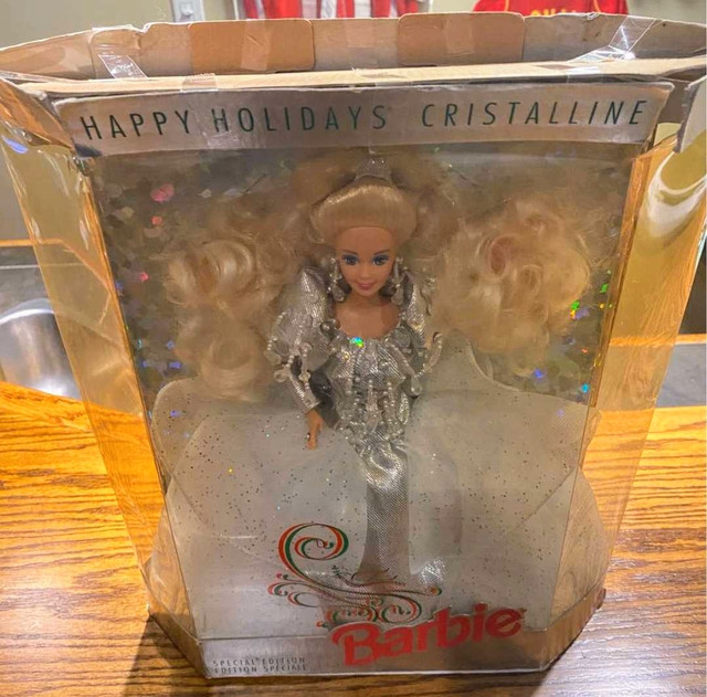 1992 Happy Holidays Cristalline Barbie Doll