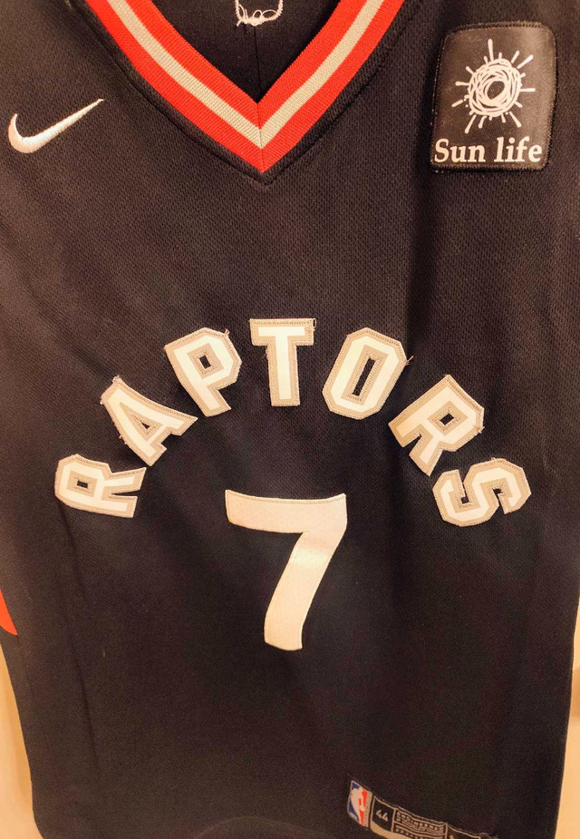Nike Raptors Kyle Lowry Sunlife Jersey Sz 44 - photo 3