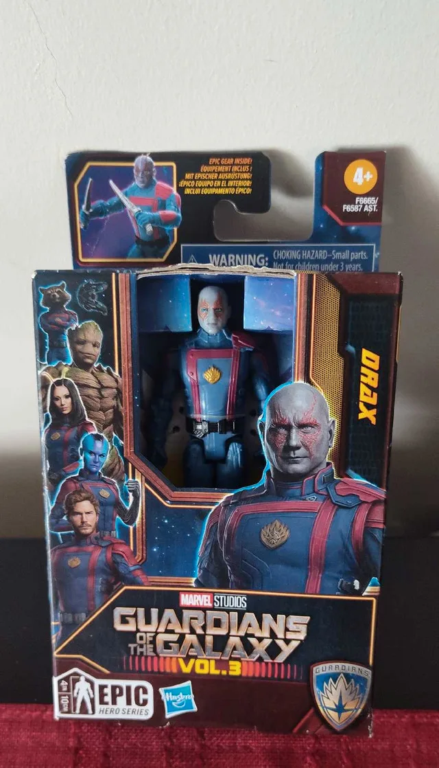 Hasbro Marvel Guardians of the Galaxy Drax 4" Figure thumbnail