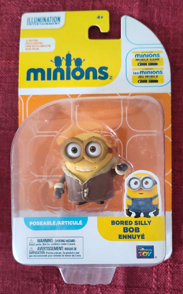 MINIONS BORED SILLY BOB FIGURE