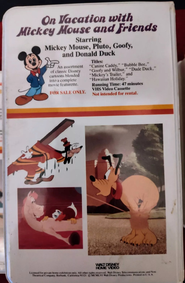 Walt Disney Home Video On A Vacation With Mickey Mouse - photo 3