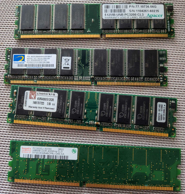 Hynix 256 MB DDR2 Memory + More RAM
